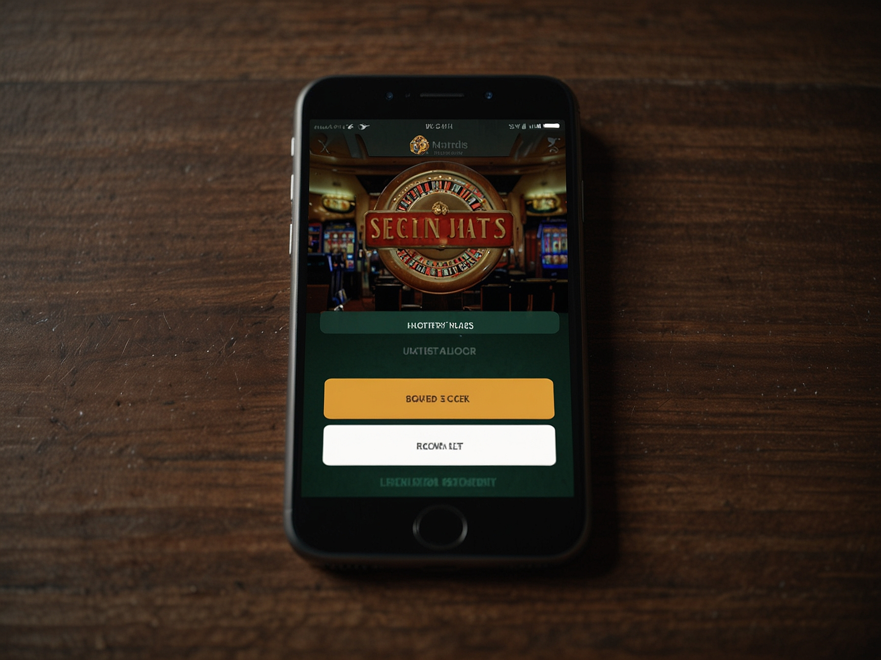 Secure login interface on mobile