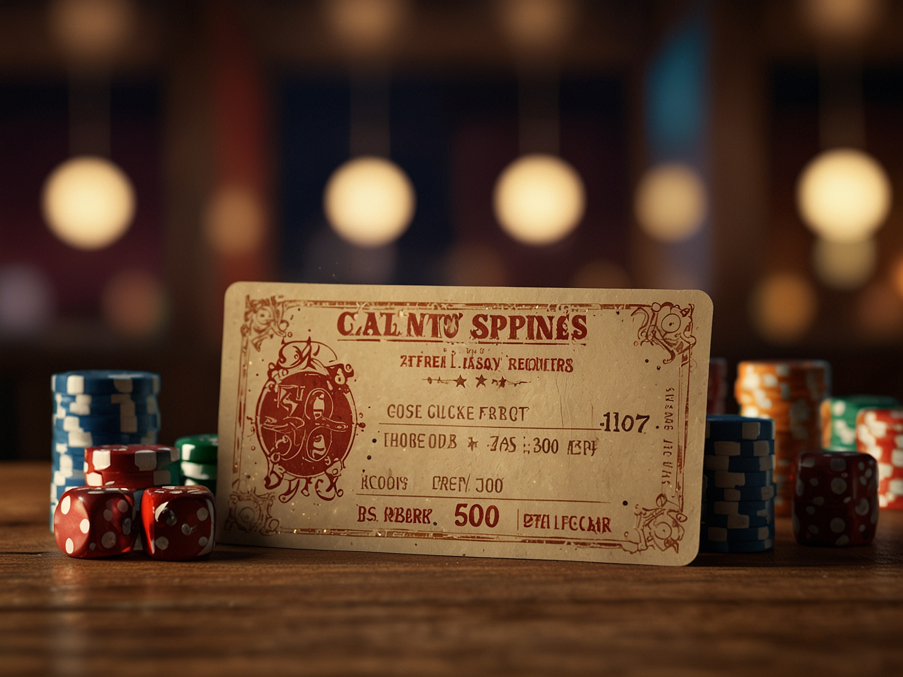 Welcome offer graphic with spins and bonus